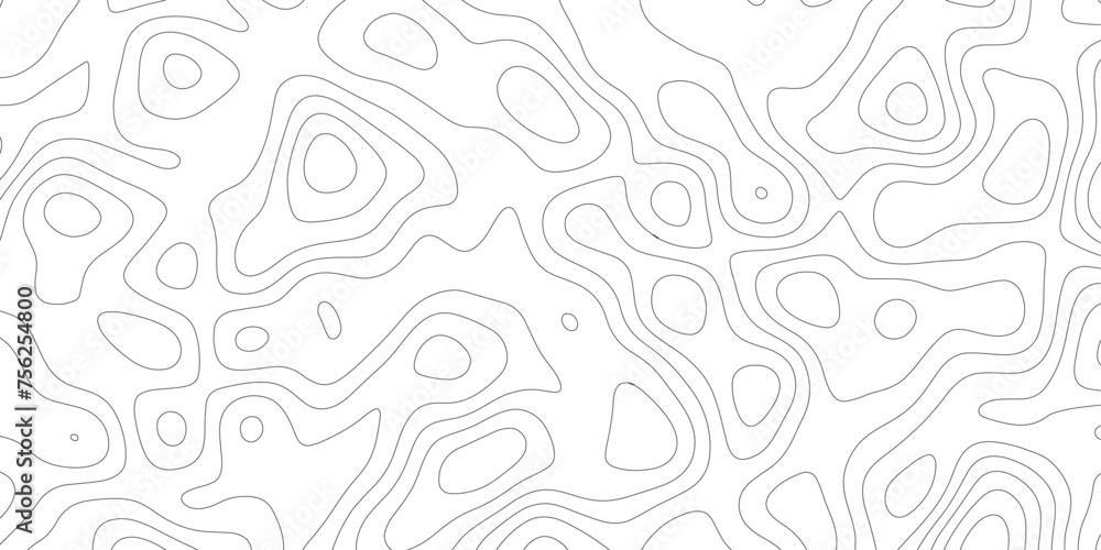 White clean modern soft lines desktop wallpaper.map background terrain texture earth map,vector design topology.topographic contours.strokes on,terrain path.
 - obrazy, fototapety, plakaty 