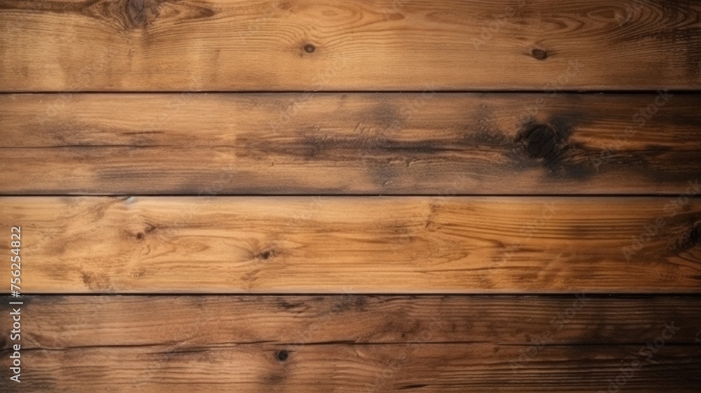 Naklejka premium Wooden floor background. Generative AI