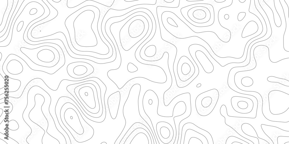 White round strokes topography vector topographic contours.land vector map background shiny hair terrain path.strokes on clean modern topology abstract background.
