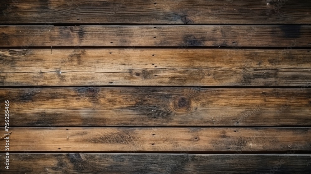 Obraz premium Wooden floor background. Generative AI