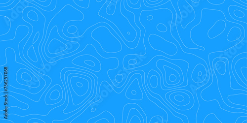 Sky blue map background curved reliefs,strokes on terrain path desktop wallpaper land vector,topography vector,curved lines.topographic contours soft lines,clean modern. 