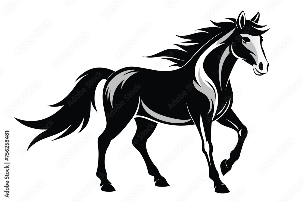 a vectors art horse icon vector set illustration 11.eps