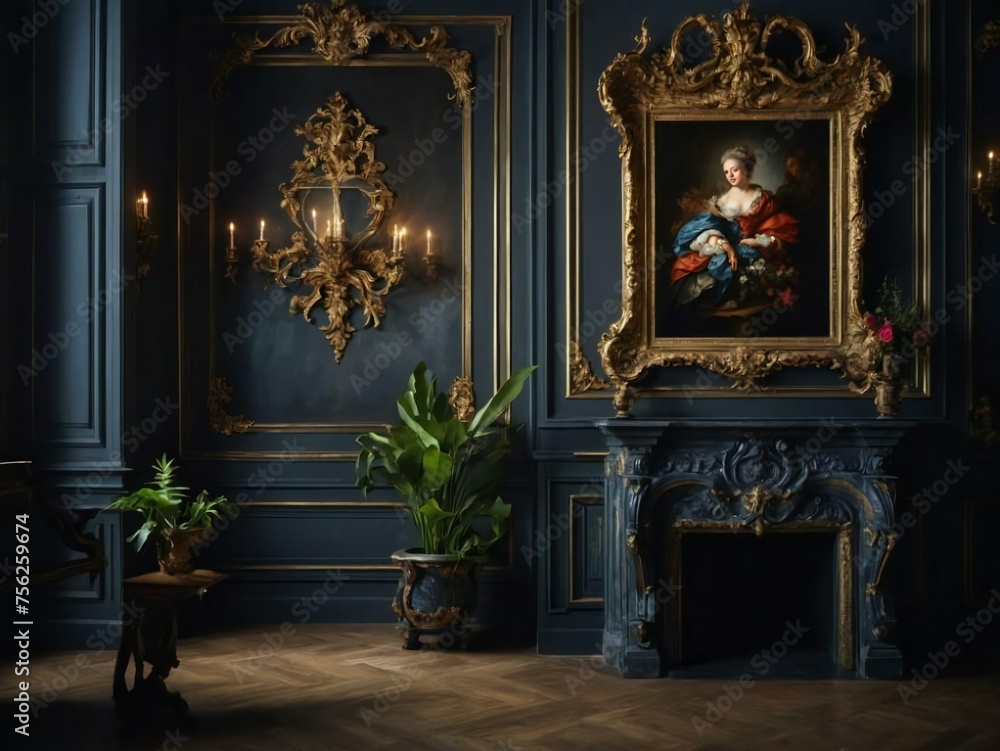 Baroque style painting Generative AI Baroque style painting Generative AI