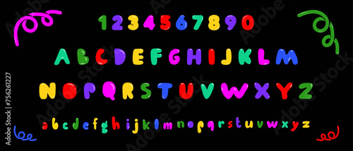 Bubble abstract alphabet in trendy retro y2k style.3D bubble typeface.Graffiti organic font.Psychedelic Bubble shaped letters.Bubble Gum.Numbers in the form of balloon.Typeface Y2k Aesthetic.