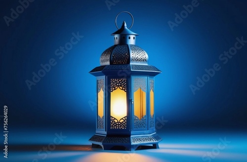 Ramadan Kareem lantern in the dark