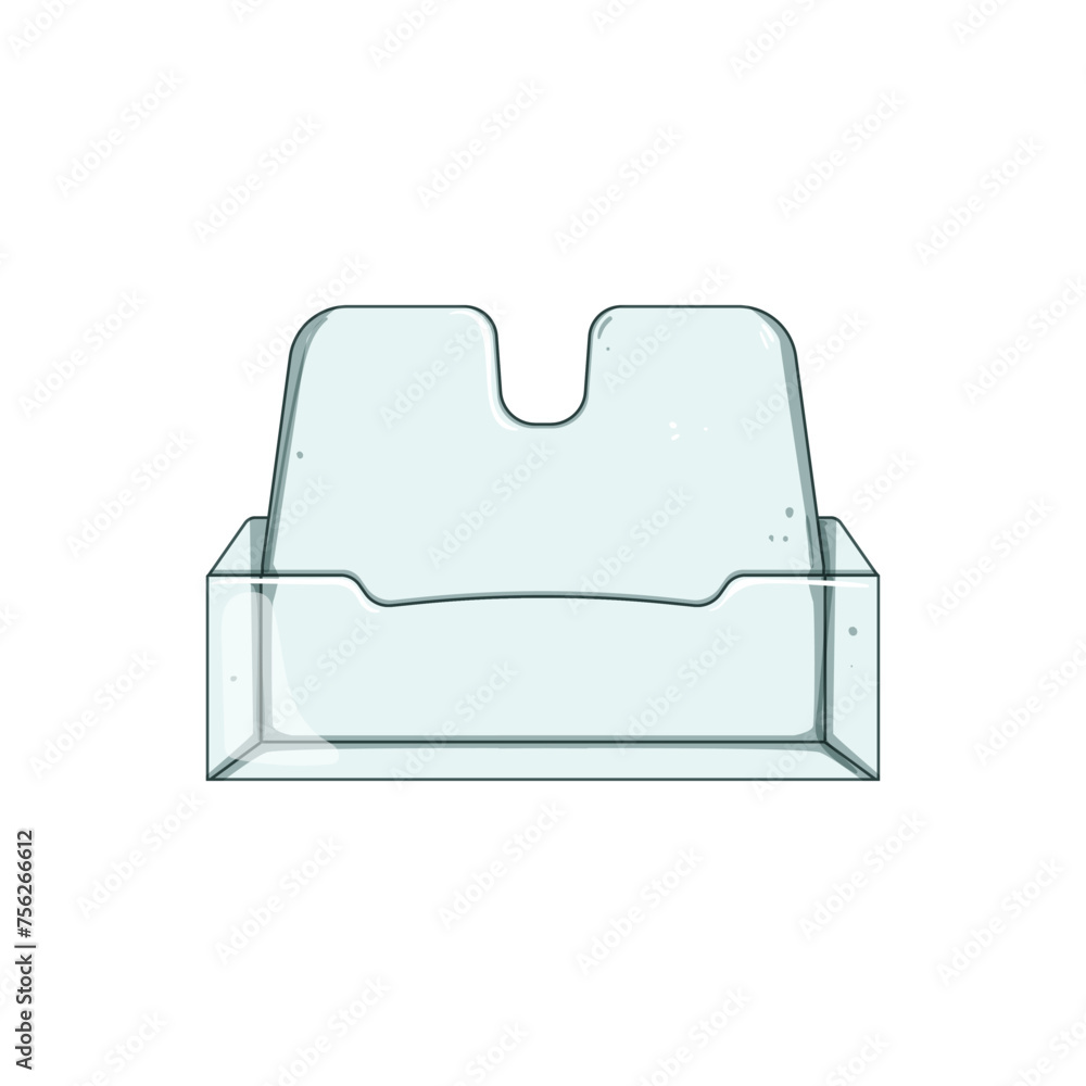 mockup business card holder cartoon. display brochure, table mock, tent blank mockup business card holder sign. isolated symbol vector illustration mockup business card holder cartoon. display brochure, table mock, tent blank mockup business card holder sign. isolated symbol vector illustration