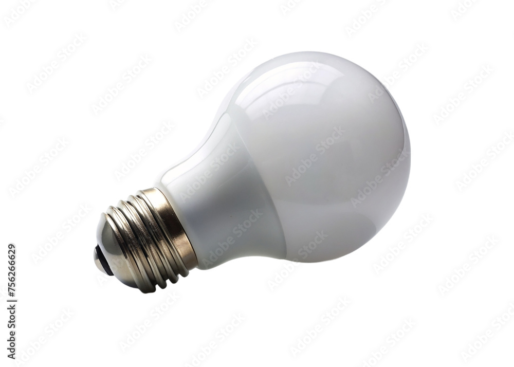 Realistic light bulb isolated on transparent background. Realistic light bulb isolated on transparent background.