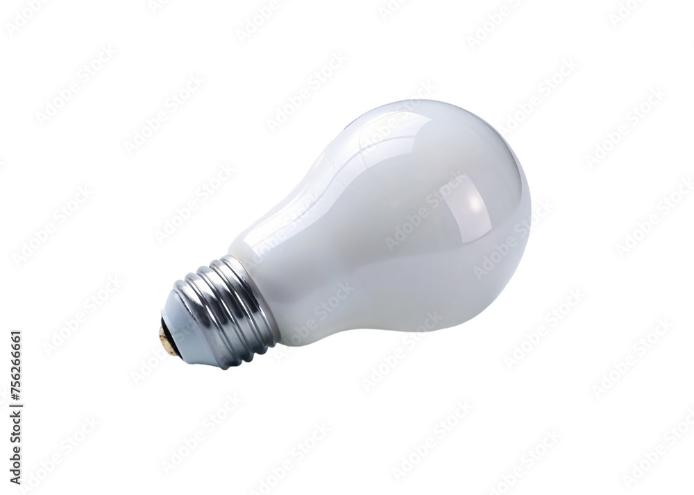Realistic light bulb isolated on transparent background. Realistic light bulb isolated on transparent background.