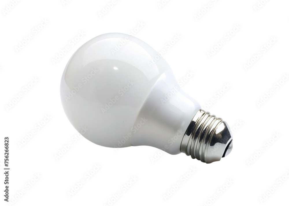 Realistic light bulb isolated on transparent background. Realistic light bulb isolated on transparent background.