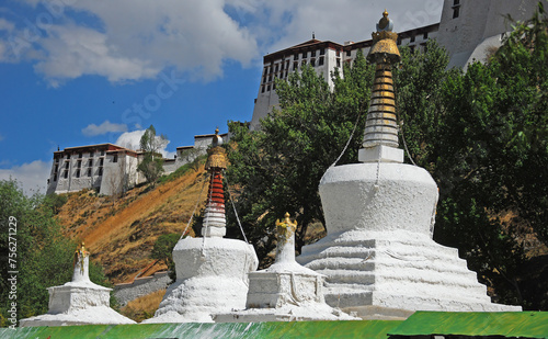 Potala Palace architecture in Tibet