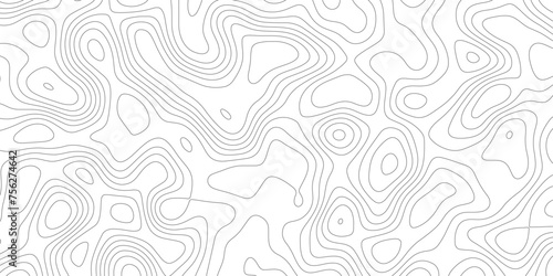 White curved reliefs geography scheme terrain texture.abstract background wave paper,earth map.terrain path vector design,curved lines,round strokes topography. 