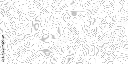White wave paper,round strokes map of clean modern desktop wallpaper.map background,topography vector geography scheme strokes on curved lines topographic contours. 