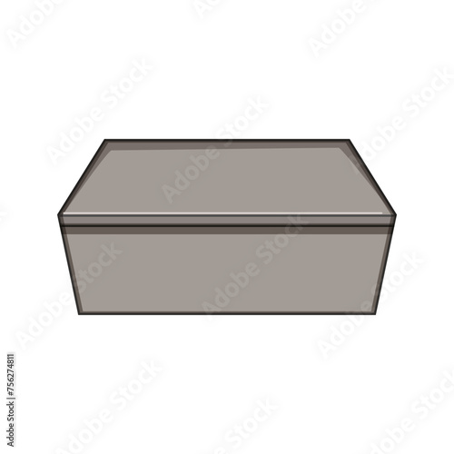 takeaway food box to go cartoon. hand sale, people brand, take paper takeaway food box to go sign. isolated symbol vector illustration