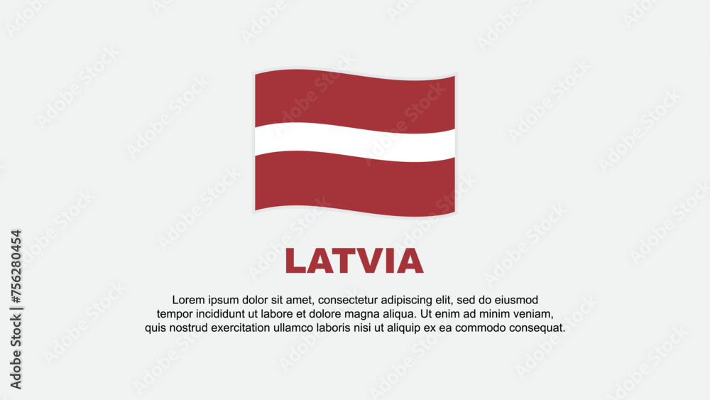 Latvia Flag Abstract Background Design Template. Latvia Independence Day Banner Social Media Vector Illustration. Latvia Background Latvia Flag Abstract Background Design Template. Latvia Independence Day Banner Social Media Vector Illustration. Latvia Background