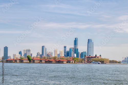 View of New York from Liberty Island