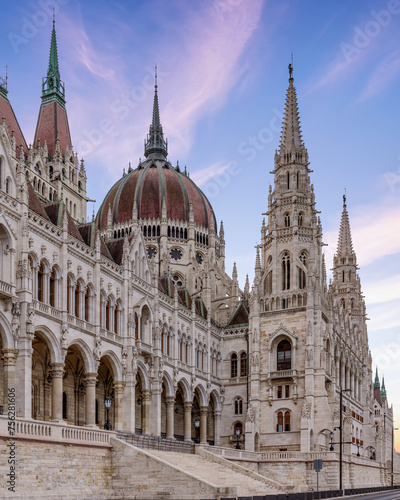 Majestic Hungarian Parliament Building in Budapest. © Wirestock