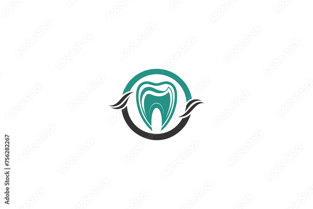 modern abstract dental logo modern abstract dental logo