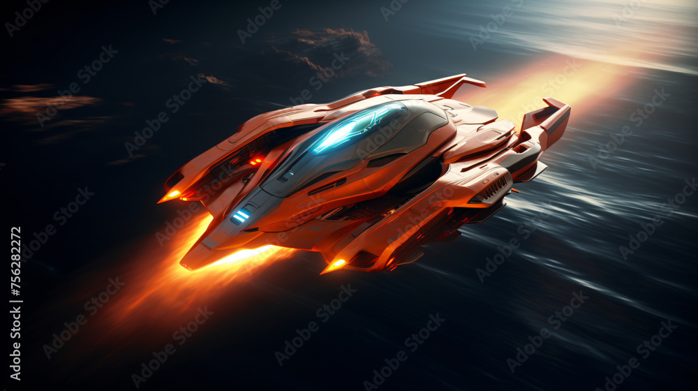 Light speed spaceship