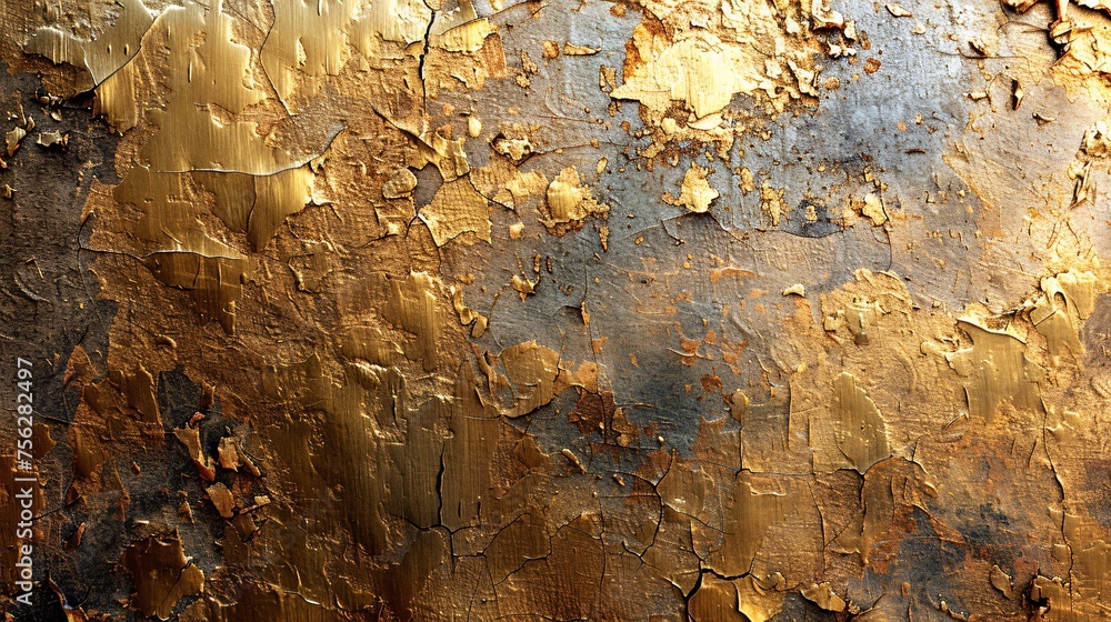 Obraz premium Shimmering metallic texture for abstract background.