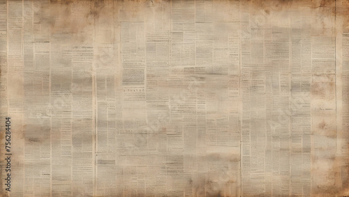 Aged old newspaper abstract background and texture 