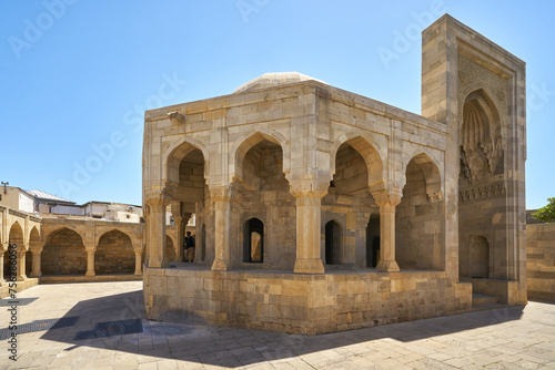 Divankhana pavilion in the Palace of the Shirvanshahs in old Baku photo