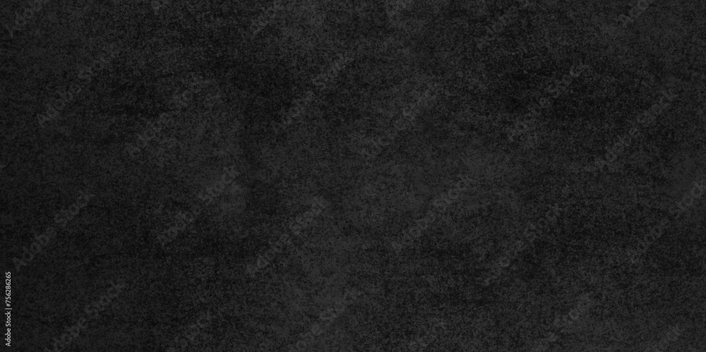 Fototapeta premium Abstract concrete stone wall. dark texture black stone concrete grunge texture and backdrop background. retro grunge anthracite panorama. Panorama dark black canvas slate background or texture.