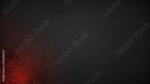 black red spot light , texture color gradient rough abstract background , shine bright light and glow template empty space grainy noise grungy