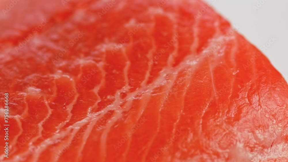 Red fish fillet close-up. Salmon. Red fish fillet close-up. Salmon.