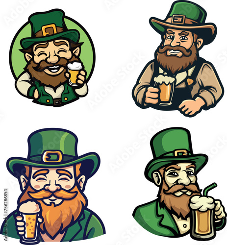 set irlandese che bene birra photo