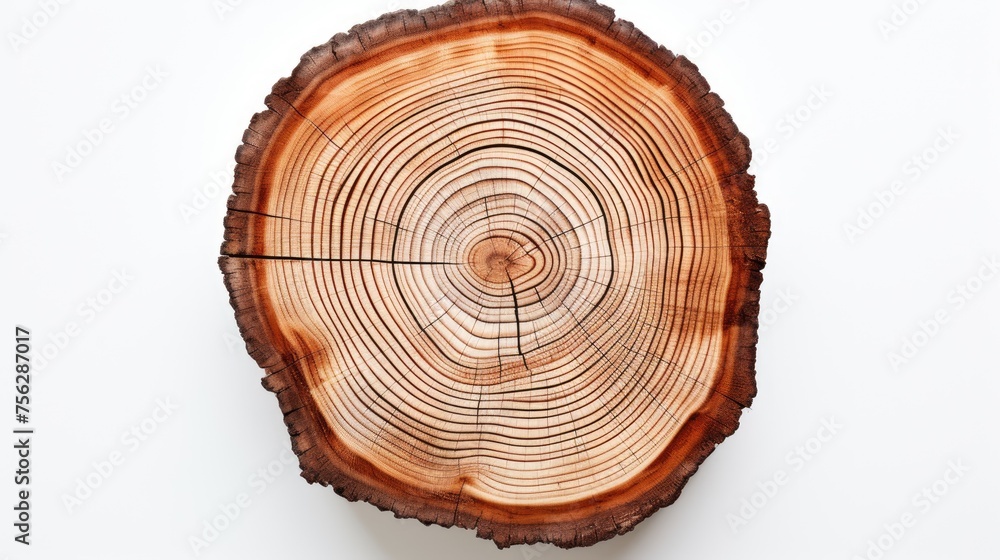 Fototapeta premium Juniper tree slice. Generative AI