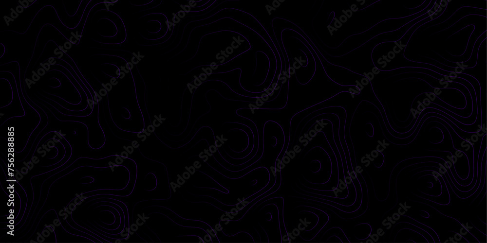 Black soft lines,map of.terrain path curved reliefs.clean modern.topographic contours map background vector design curved lines.topography vector wave paper.
