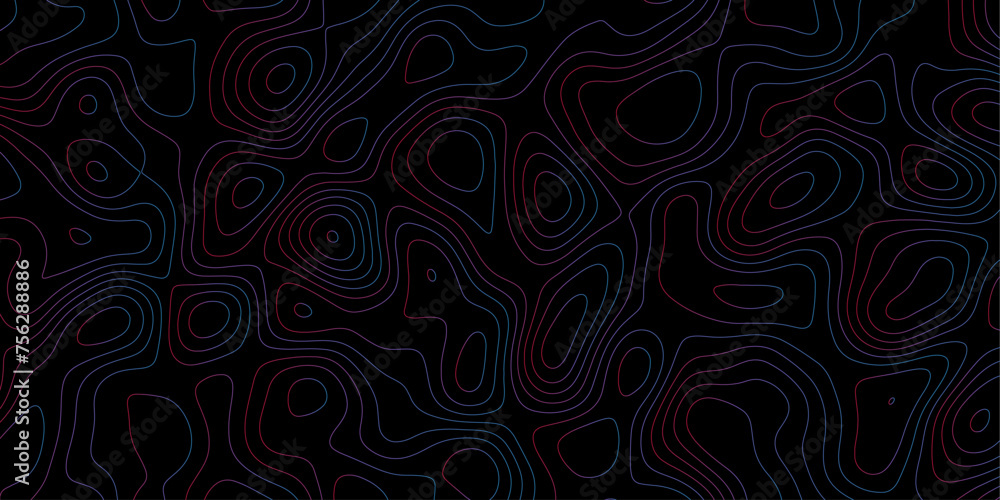 Black round strokes.map of.terrain texture wave paper geography scheme soft lines earth map map background,abstract background topography vector,curved reliefs.
