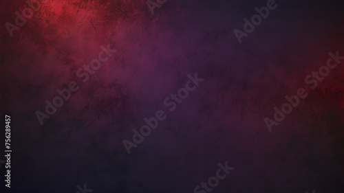 dark purple red , empty space grainy noise grungy texture color gradient rough abstract background , shine bright light and glow template