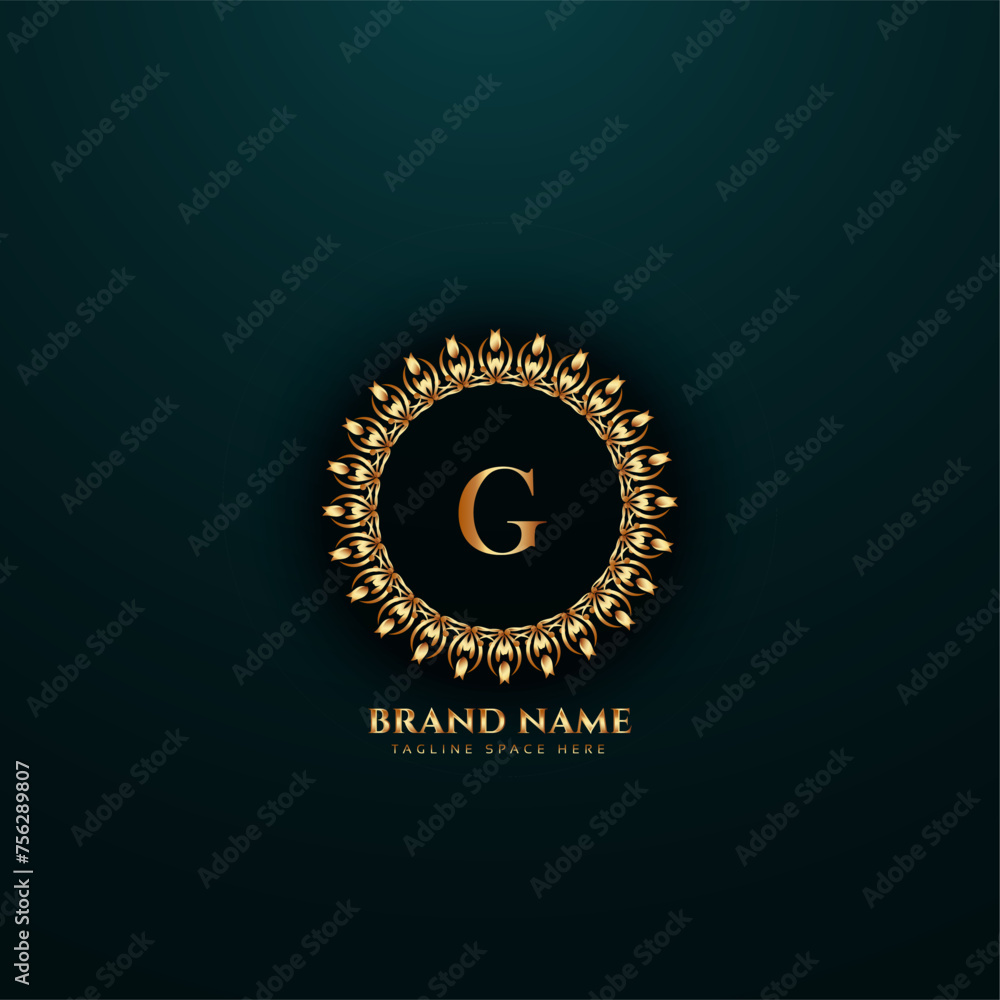 Fototapeta premium creative initial latter g logo design with modern business vector template creative isolated g monogram logo design