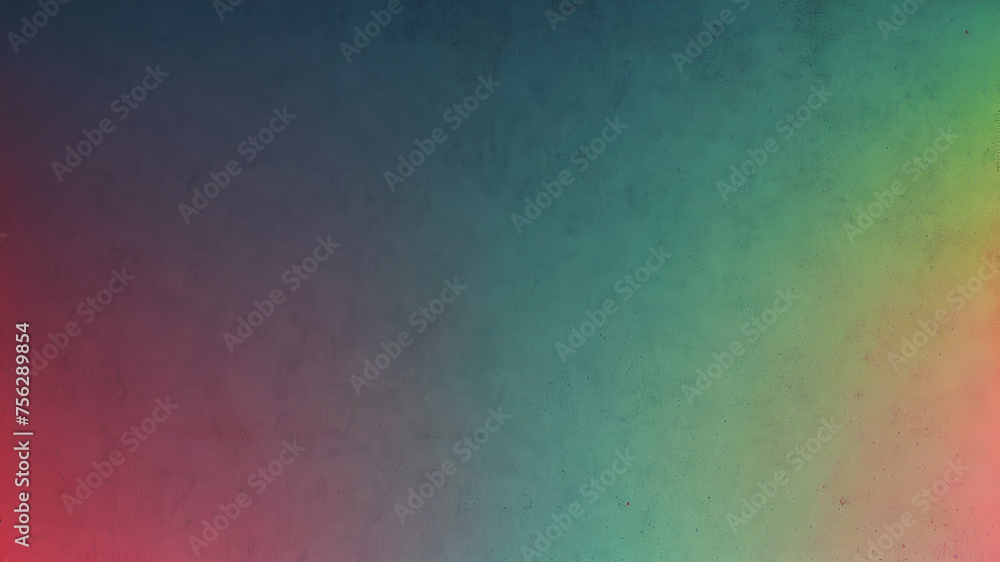 pink red blue green , grainy noise grungy spray texture color gradient rough abstract retro vibe background , template empty space shine bright light and glow