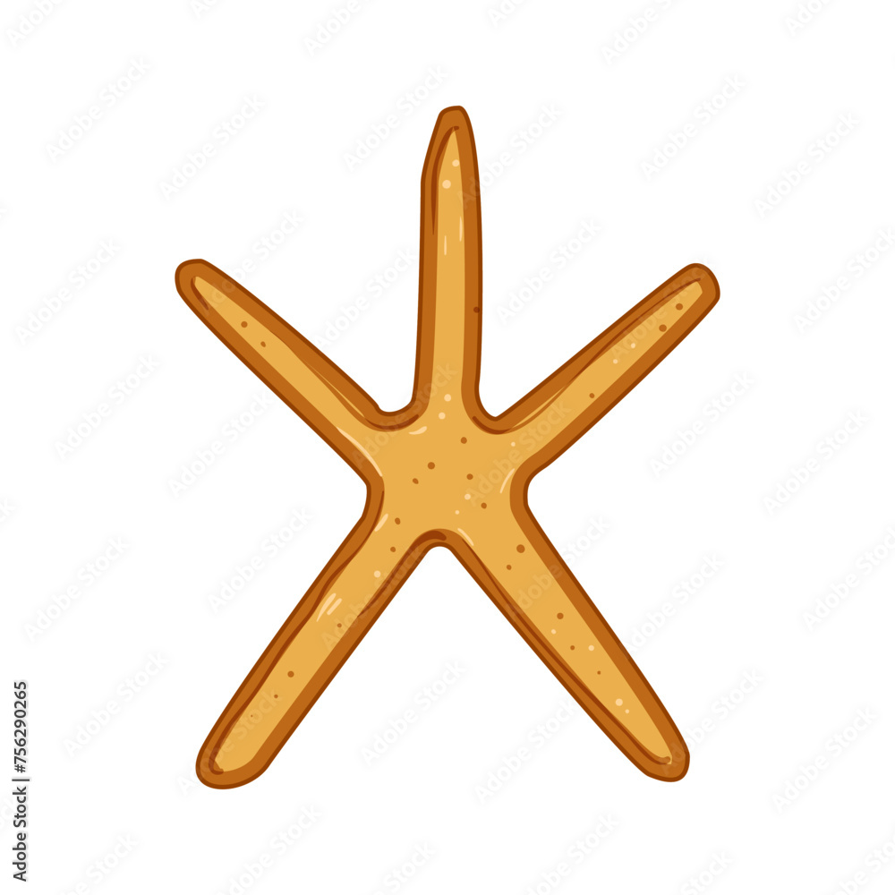 sunsilhouette sea star cartoon. element twilight, fish shell, evening beach sunsilhouette sea star sign. isolated symbol vector illustration sunsilhouette sea star cartoon. element twilight, fish shell, evening beach sunsilhouette sea star sign. isolated symbol vector illustration