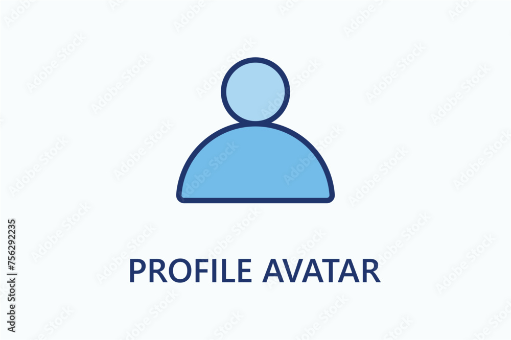 Profil avatar icon or logo sign symbol vector illustration Profil avatar icon or logo sign symbol vector illustration