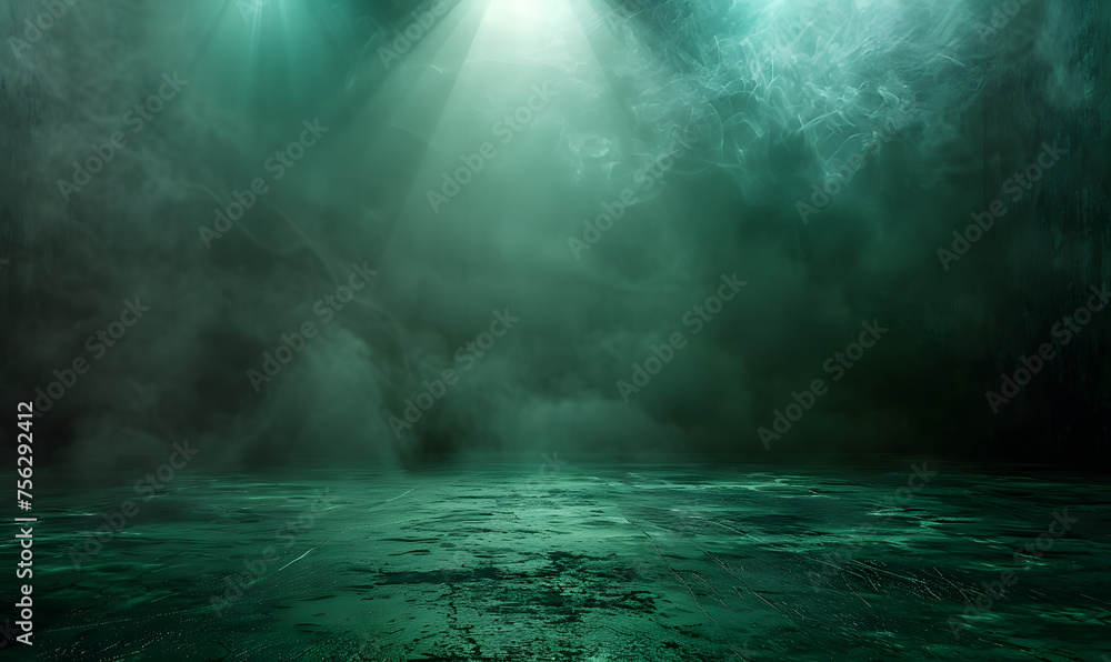 dynamic green gritty spotlight stage design, wwe style edged background ...