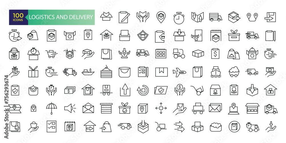 Logistics and Delivery Simple Set of Delivery Related Vector Line Icons. Contains such Icons as Priority Shipping, Express Delivery, Tracking Order and more. Logistics and Delivery Simple Set of Delivery Related Vector Line Icons. Contains such Icons as Priority Shipping, Express Delivery, Tracking Order and more.
