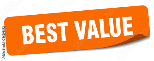 best value sticker. best value label