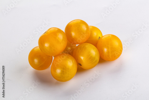 Ripe tasty yellow cherry tomato