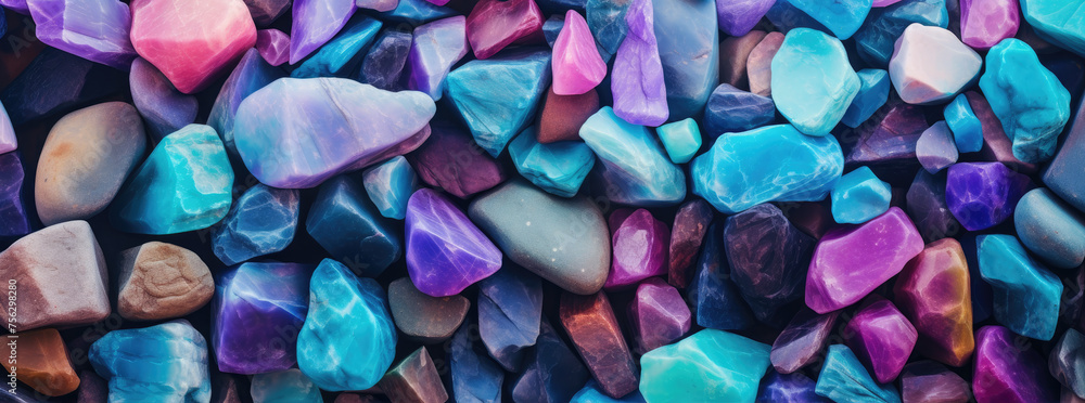 Multicolored Pebbles Background Multicolored Pebbles Background