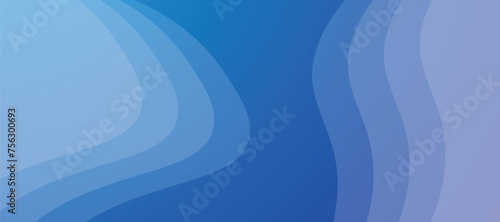 Blue abstract line background banner vector image design