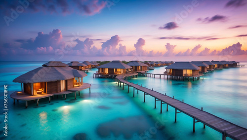 A holiday resort in the Maldives © AMERO MEDIA