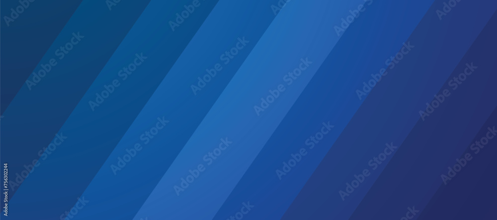 Obraz premium Blue abstract line background banner vector image design