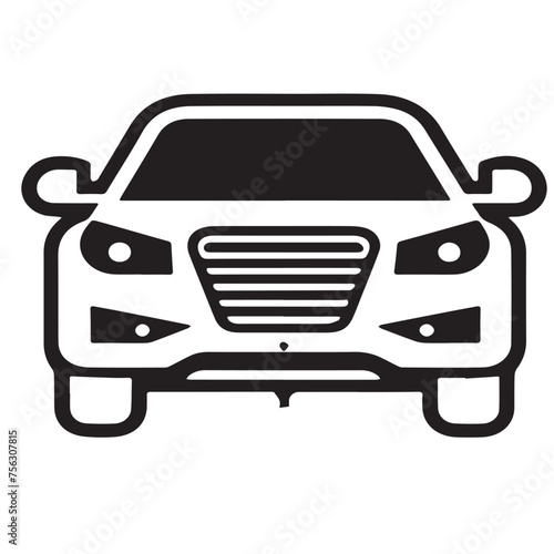 Transportation car images -car vector- Silhouette of car 