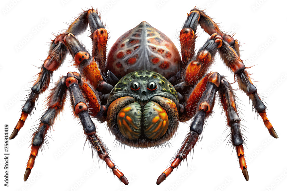 spider on a transparent background spider on a transparent background