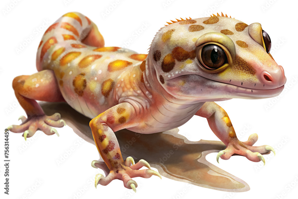 Obraz premium gecko on a transparent background