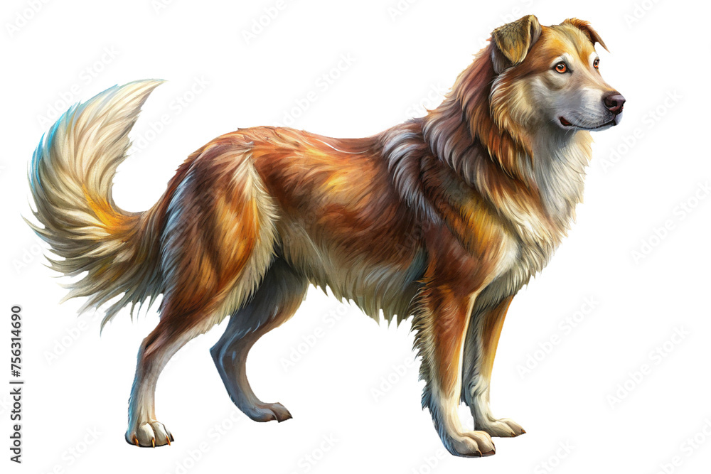 dog on a transparent background dog on a transparent background