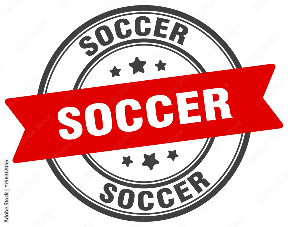 soccer stamp. soccer label on transparent background. round sign soccer stamp. soccer label on transparent background. round sign